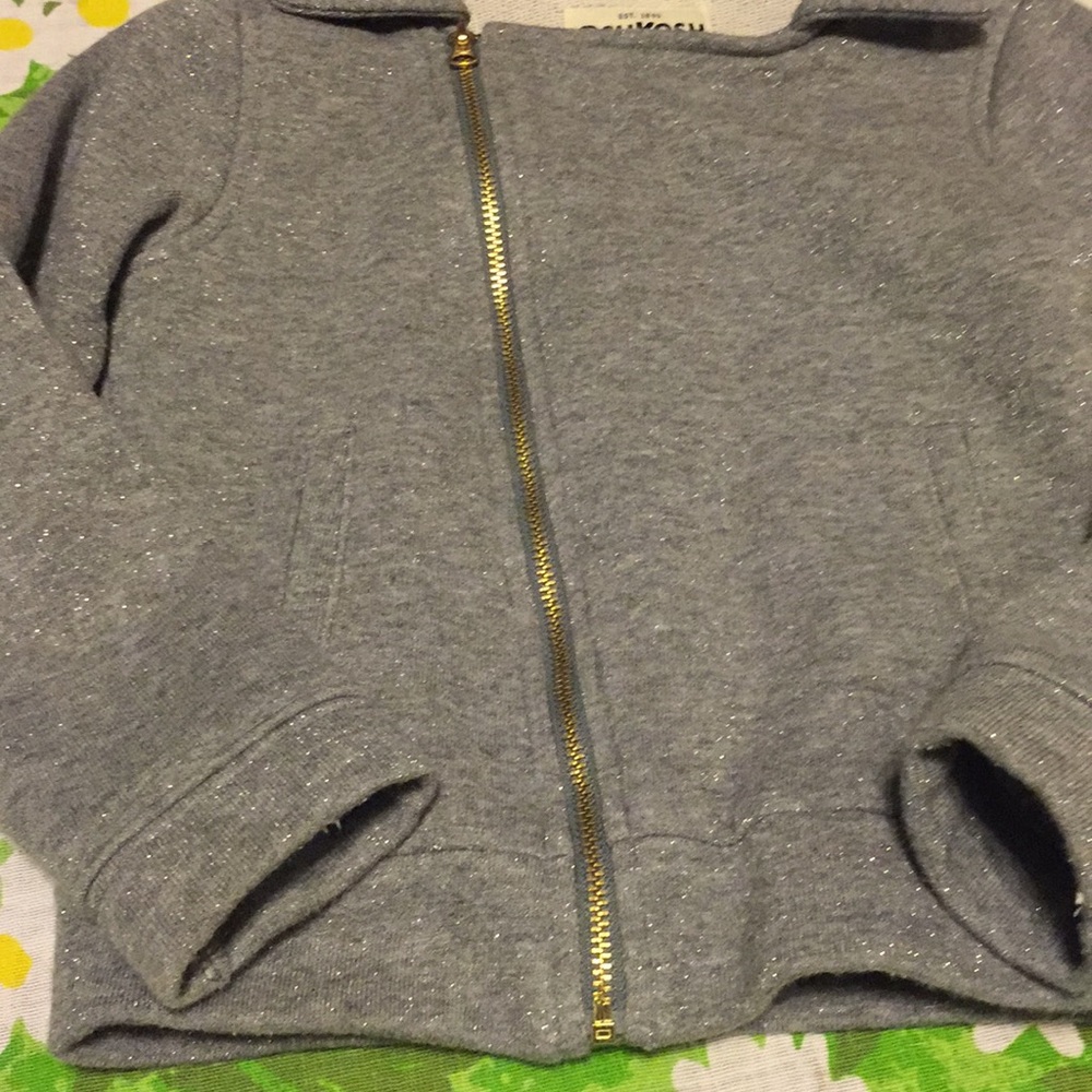 LG sz4 asymmetrical zip sparkle jacket - Picture 7 of 7